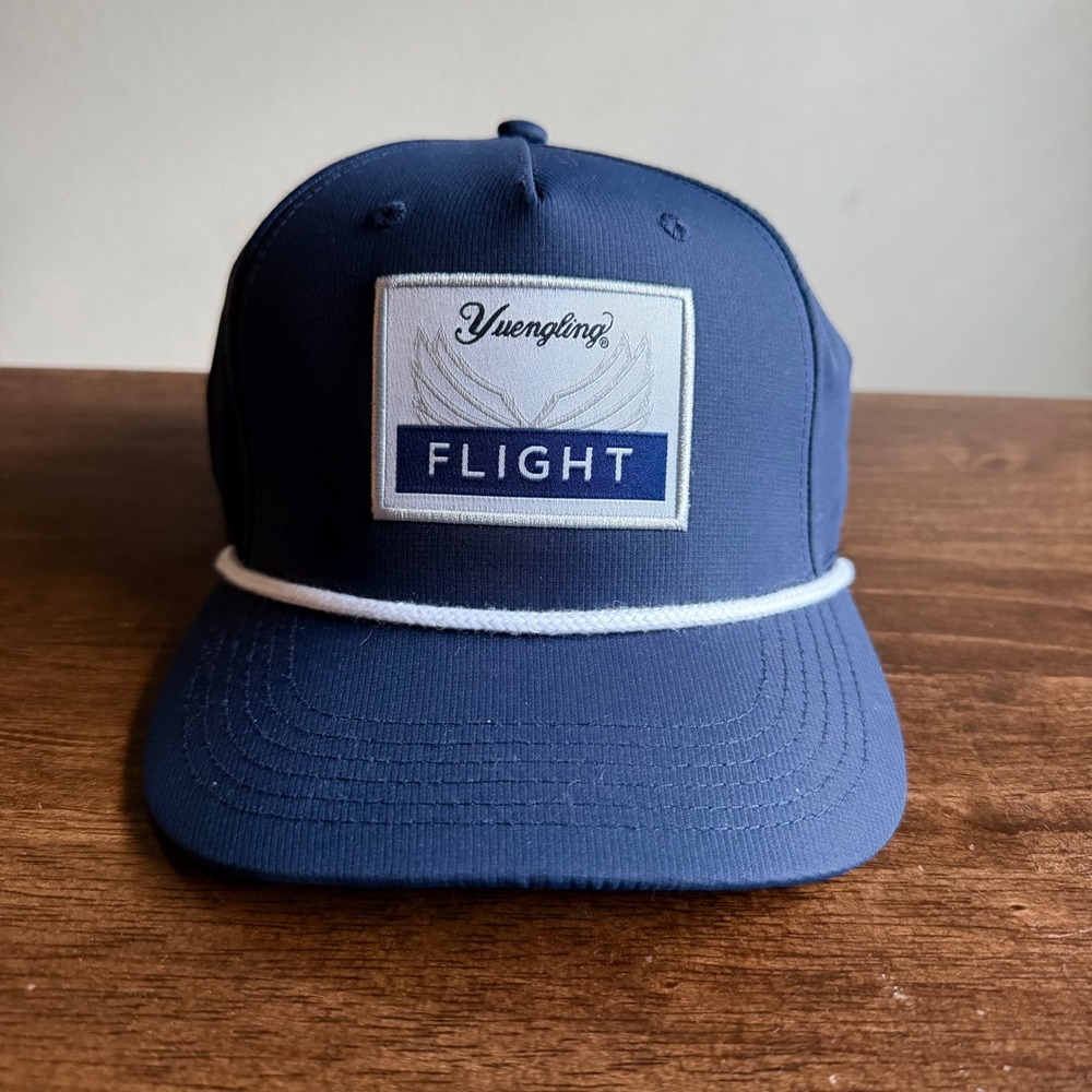 Yuengling Flight Beer Rope Hat Navy Blue Adjustable Snapback Baseball Cap